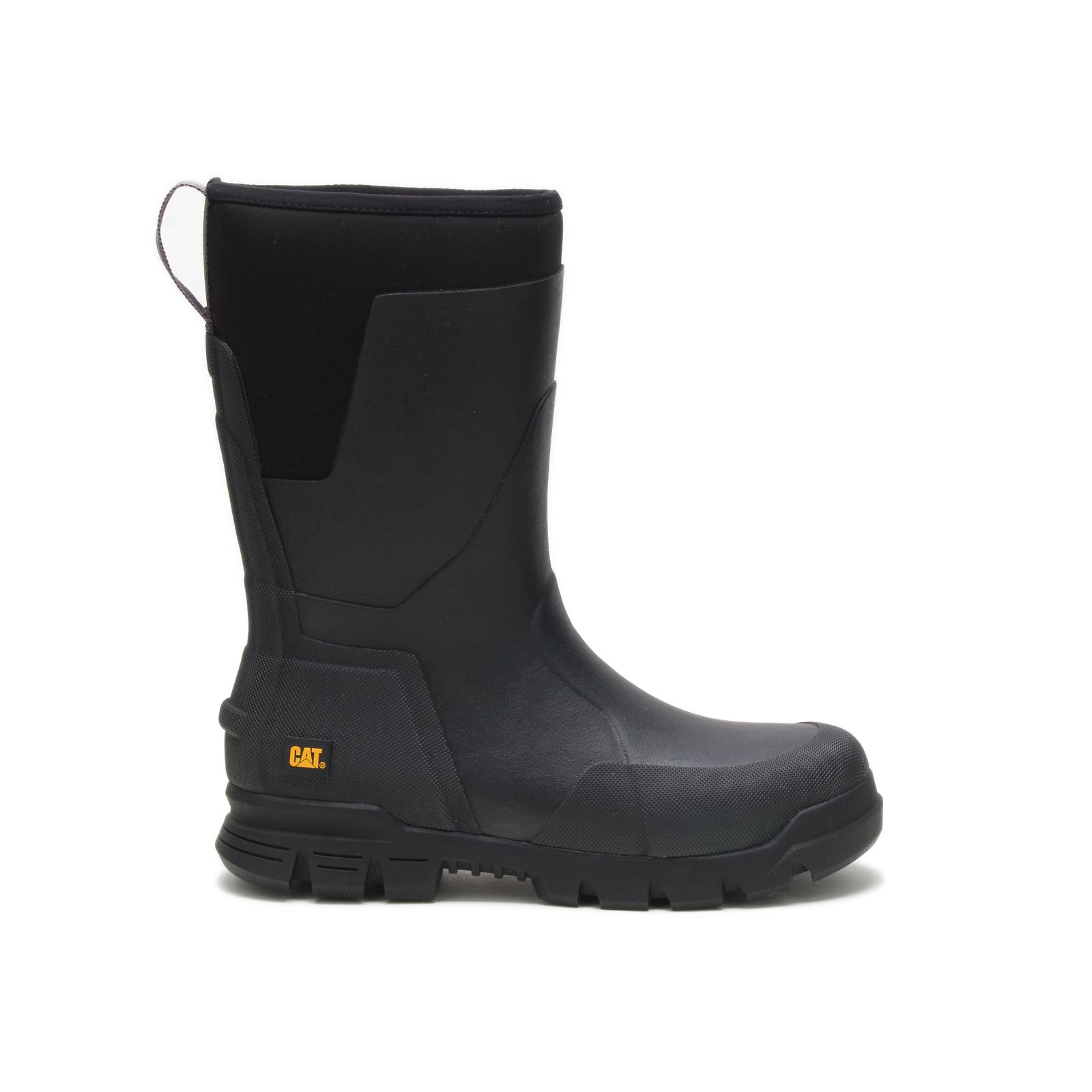 Caterpillar Boots Karachi - Caterpillar Stormers 11" Womens Rubber Boots Black (738492-QEH)